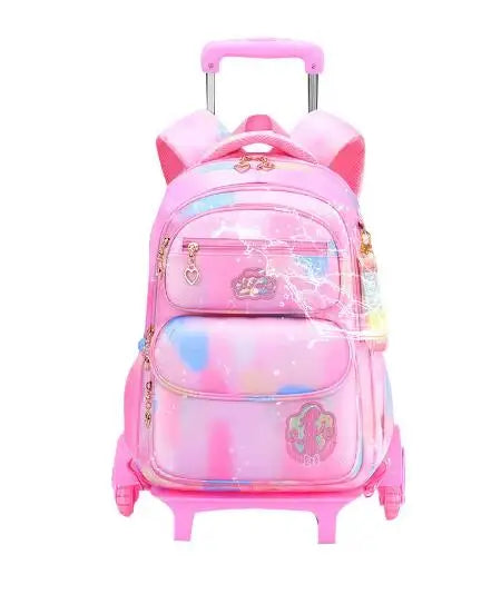 Cartable à Roulette Chipie 42cm Compact Léger vue de face - Cartable à Roulette