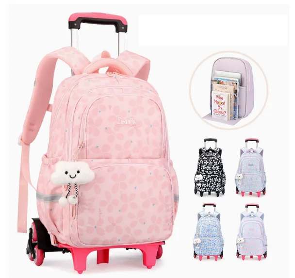 Cartable à Roulette Collège 53cm Format Généreux Oxford tous les coloris - Cartable à Roulette