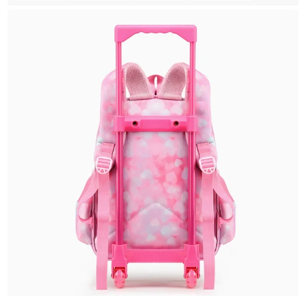 Cartable à Roulette Maternelle 46cm Mixte vue de dos — Cartable à Roulette