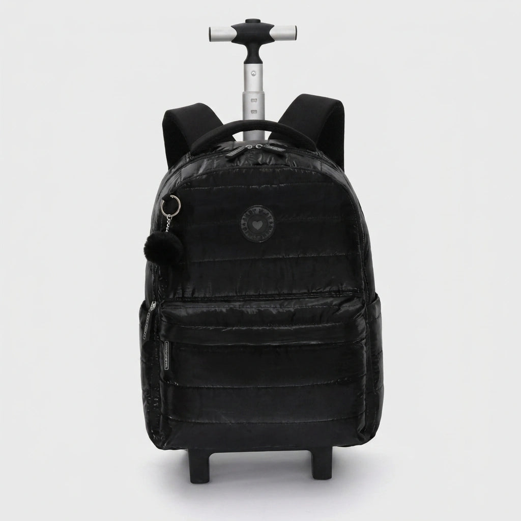 Cartable à Roulette Fille 18 Pouces Set 3 Pièces