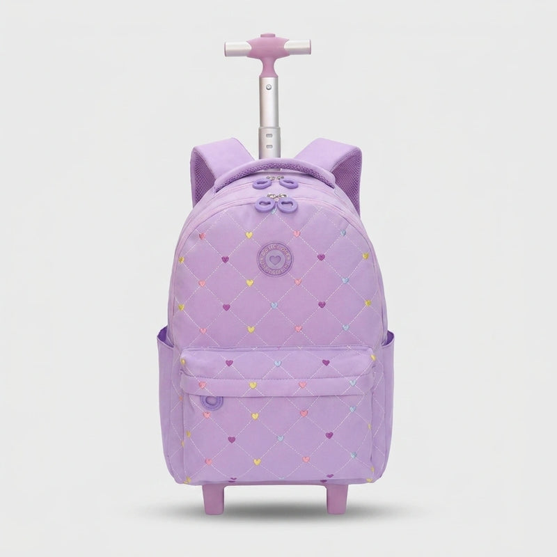 Cartable à Roulette Fille 52cm Grand Format Imperméable