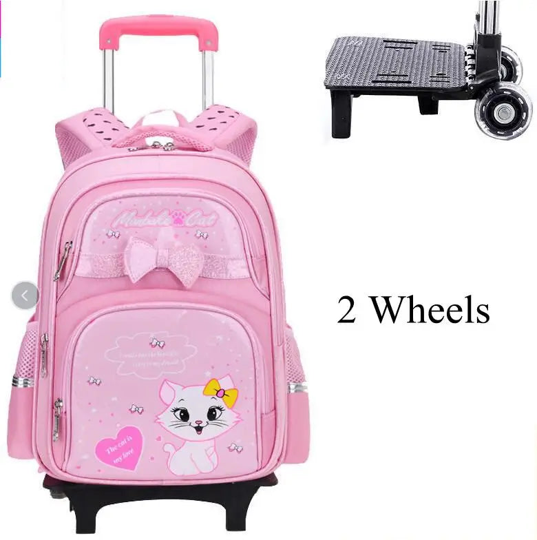 Cartable à Roulette Chipie 45cm Fille Style