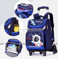 Cartable à Roulette Espace 42cm Compact Ultra-Léger