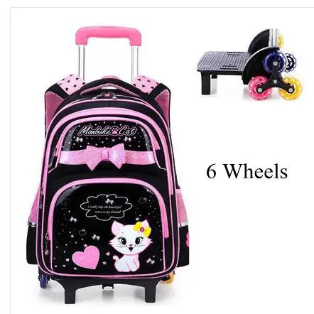 Cartable à Roulette Chipie 45cm Fille Style