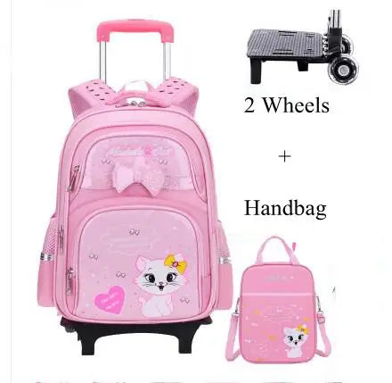 Cartable à Roulette Chipie 45cm Fille Style