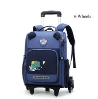 Cartable à Roulette Grand 50cm Garçon Fille Oxford Résistant