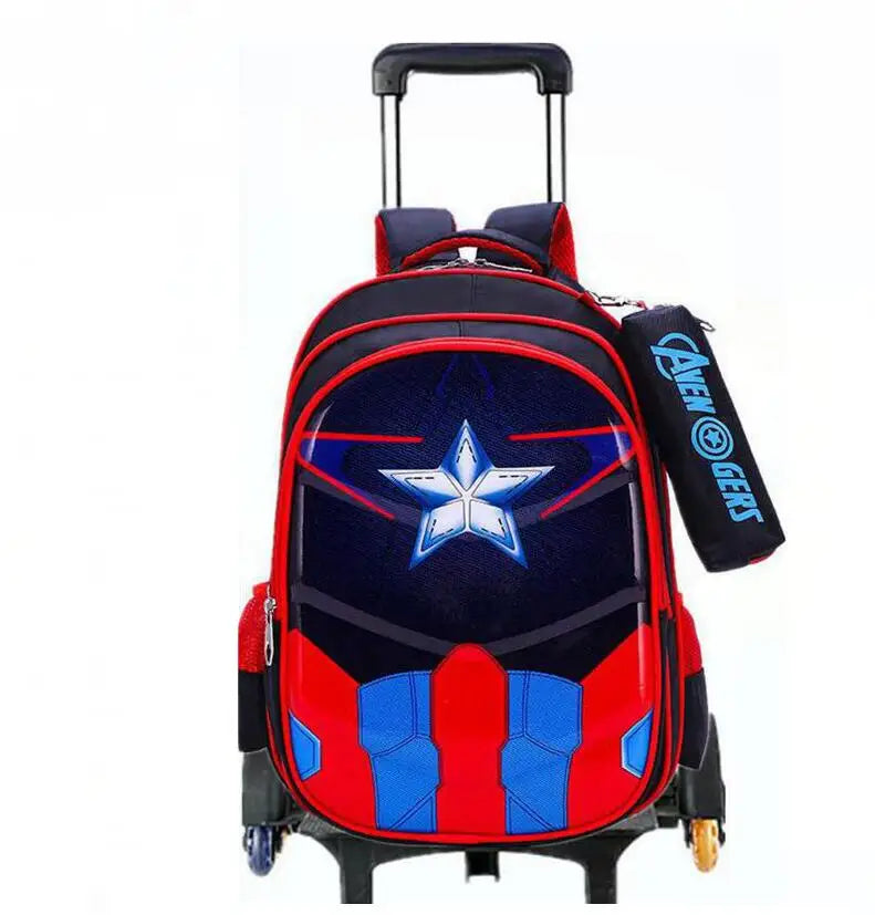 Cartable à Roulette Super Heros 40cm Compact