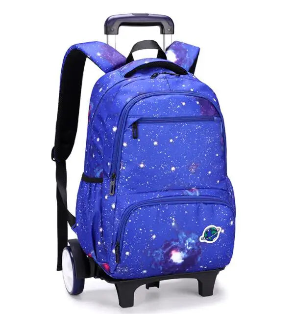 Cartable à Roulette Espace 48cm Planètes Oxford