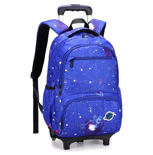 Cartable à Roulette Espace 48cm Planètes Oxford
