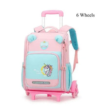 Cartable à Roulette Grand 50cm Garçon Fille Oxford Résistant