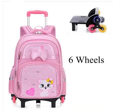Cartable à Roulette Chipie 45cm Fille Style