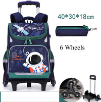 Cartable à Roulette Espace 42cm Compact Ultra-Léger
