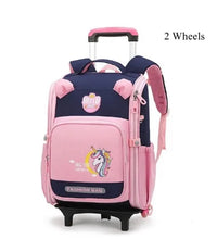 Cartable à Roulette Grand 50cm Garçon Fille Oxford Résistant