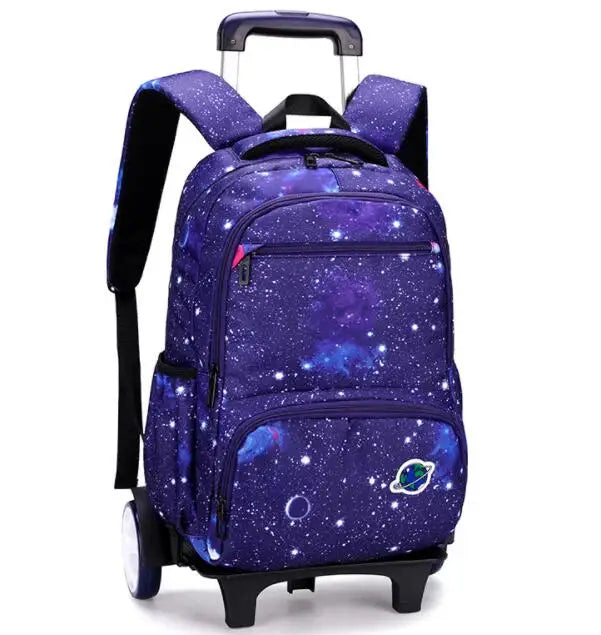 Cartable à Roulette Espace 48cm Planètes Oxford