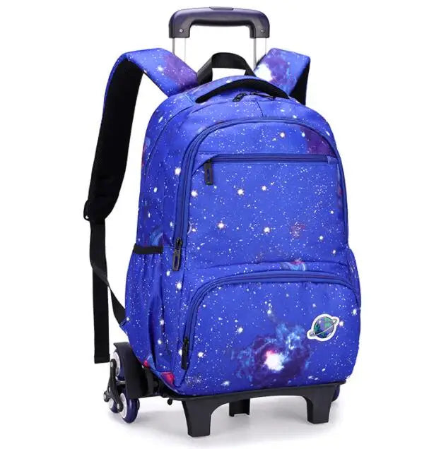 Cartable à Roulette Espace 48cm Planètes Oxford