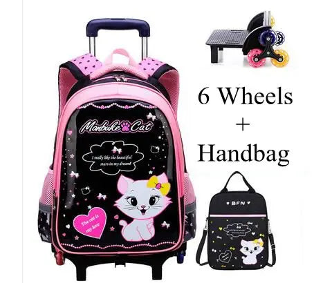 Cartable à Roulette Chipie 45cm Fille Style