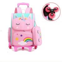 Cartable à Roulette 25L Ultra-Léger 1.6kg Set