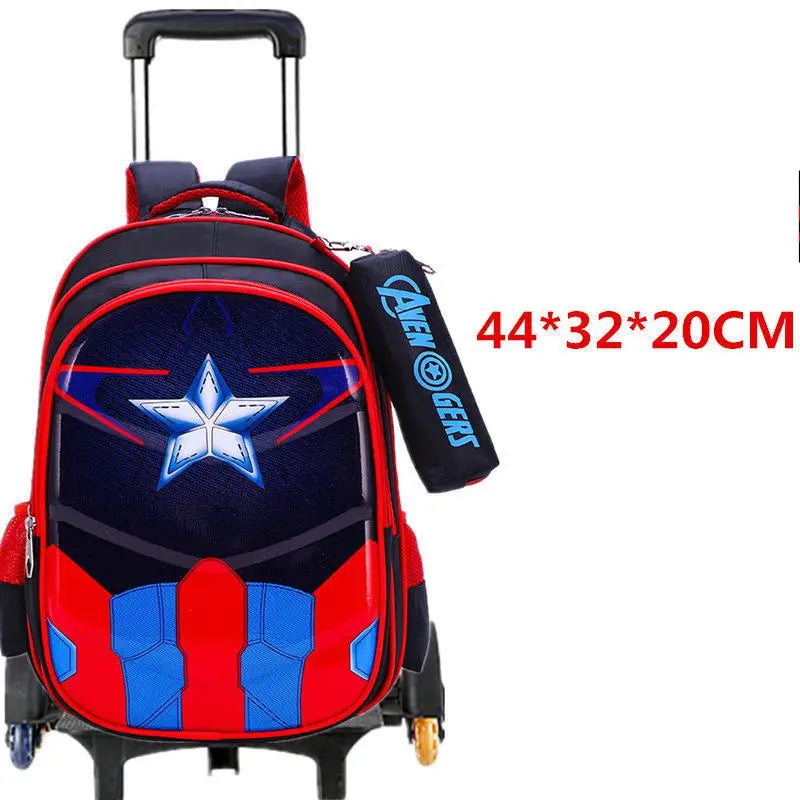 Cartable à Roulette Super Heros 40cm Compact