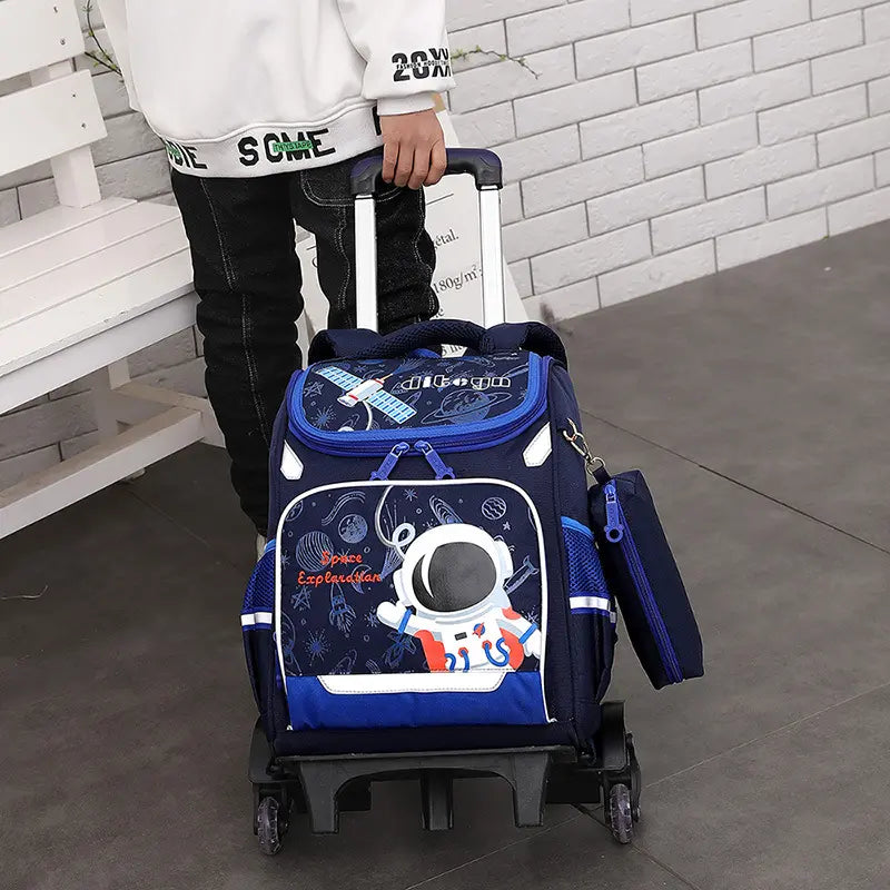 Cartable à Roulette Espace 31cm Compact Nylon