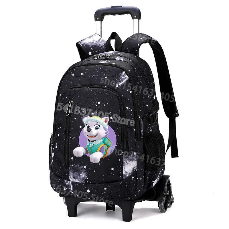 Cartable à Roulette Pat Patrouille 52cm 2 en 1 Monte-Escaliers