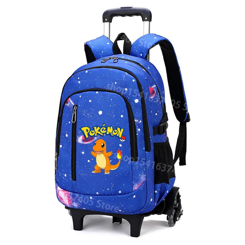 Cartable à Roulette Pokémon 50cm 2 en 1 Ciel Étoilé