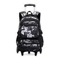 Cartable à Roulette Collège 53cm Léger Oxford