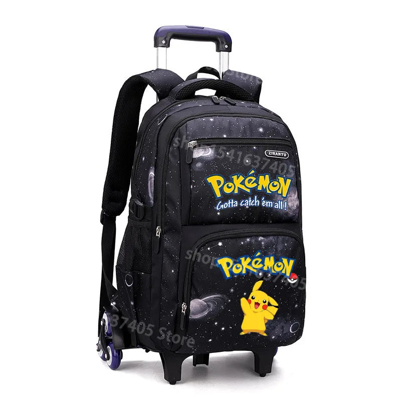 Cartable à Roulette Pokémon 43cm Pikachu Compact