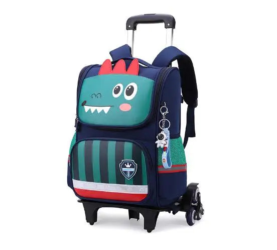 Cartable à Roulette CE2 CM1 CM2 49cm Spacieux