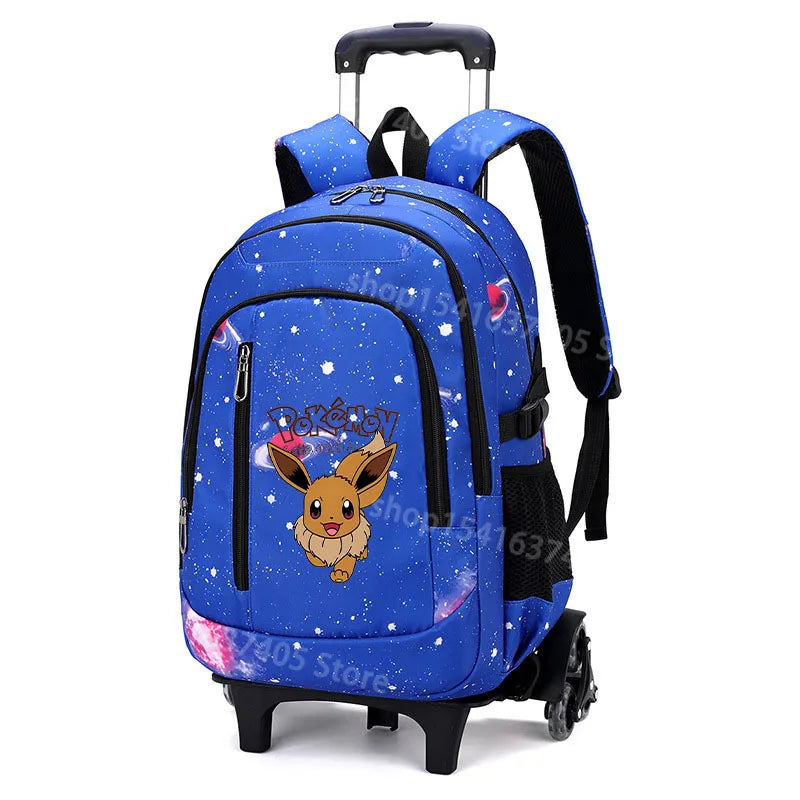 Cartable à Roulette Pokémon 50cm 2 en 1 Ciel Étoilé