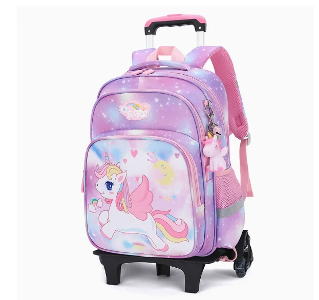 Cartable à Roulette Licorne 42cm 6 Roues