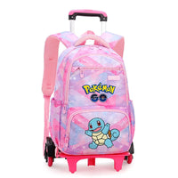 Cartable à Roulette Pokémon 48cm 6 Roues Waterproof