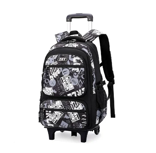 Cartable à Roulette Collège 53cm Léger Oxford