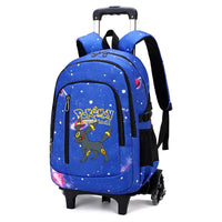 Cartable à Roulette Pokémon 52cm 6 Roues Monte-Escaliers
