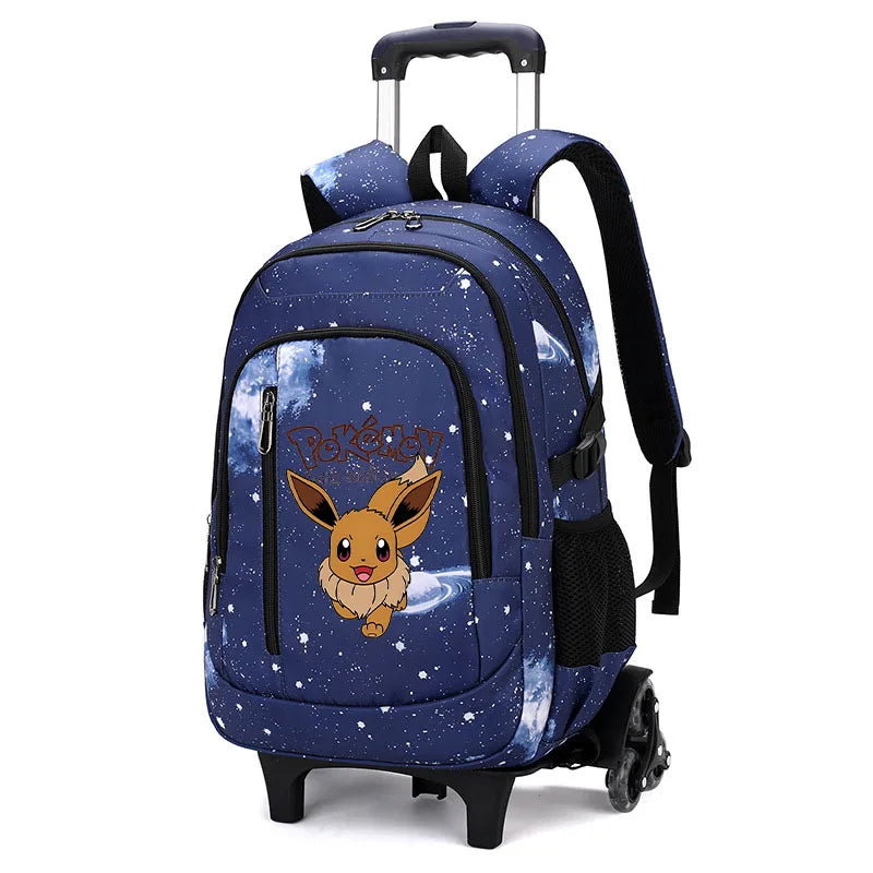 Cartable à Roulette Pokémon 52cm 6 Roues Monte-Escaliers