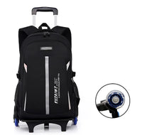 Cartable à Roulette Garçon 50cm Chariot Détachable
