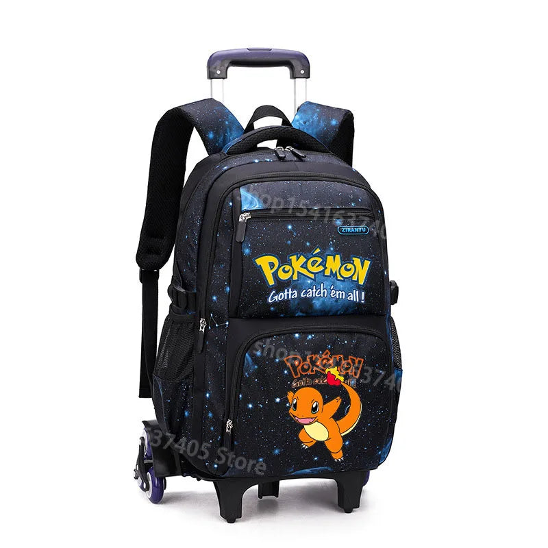 Cartable à Roulette Pokémon 43cm Pikachu Compact