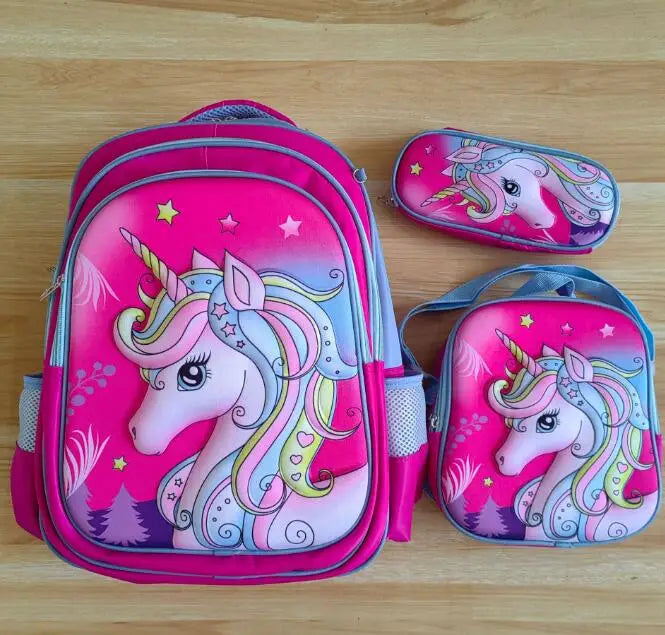 Cartable à Roulette Licorne 50cm Grand