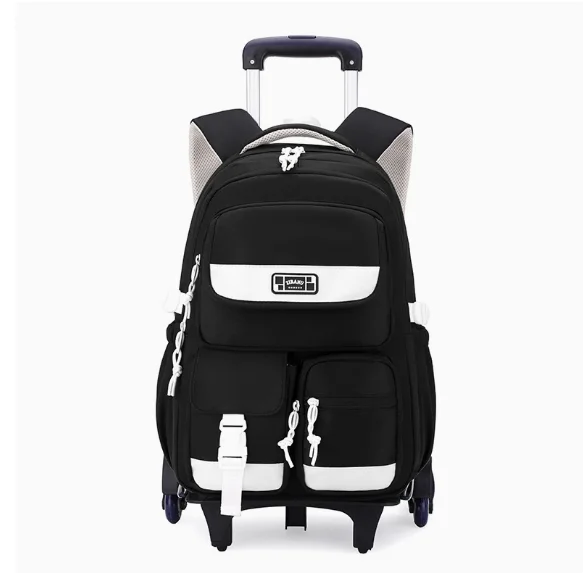 Cartable à Roulette Garçon 48cm Oxford Résistant