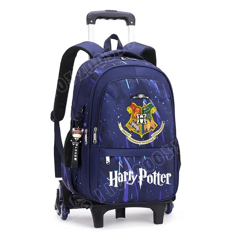 Cartable à Roulette Harry Potter 50cm Léger Imperméable Grande Capacité