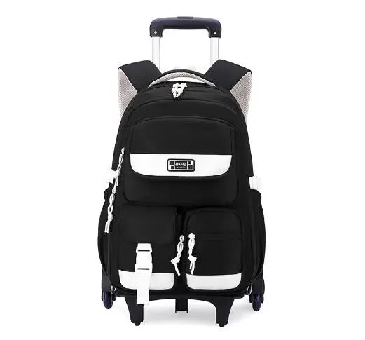 Cartable à Roulette Garçon 48cm Oxford Résistant