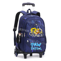 Cartable à Roulette Chiots Sauveteurs 6 Roues Imperméable