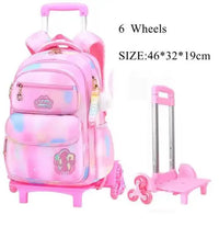 Cartable à Roulette Chipie 42cm Compact Léger Fille