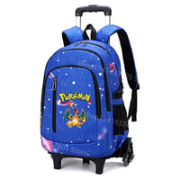 Cartable à Roulette Pokémon 50cm 2 en 1 Ciel Étoilé