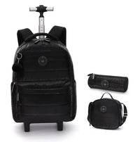Cartable à Roulette Primaire 52cm Set 3 Pièces Lunch Bag
