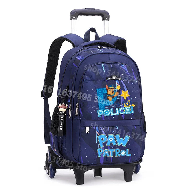 Cartable à Roulette Chiots Sauveteurs 6 Roues Imperméable