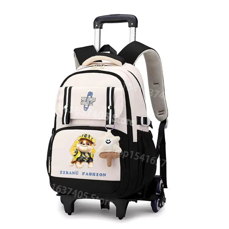 Cartable à Roulette Pat Patrouille 6 Roues Lavable