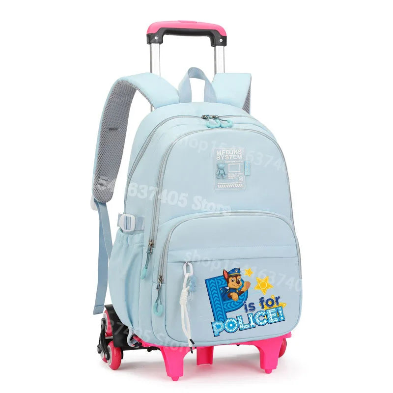 Cartable à Roulette Pat Patrouille 40cm Compact Léger