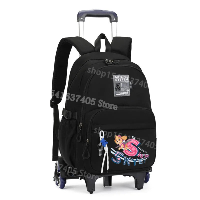 Cartable à Roulette Pat Patrouille 40cm Compact Léger