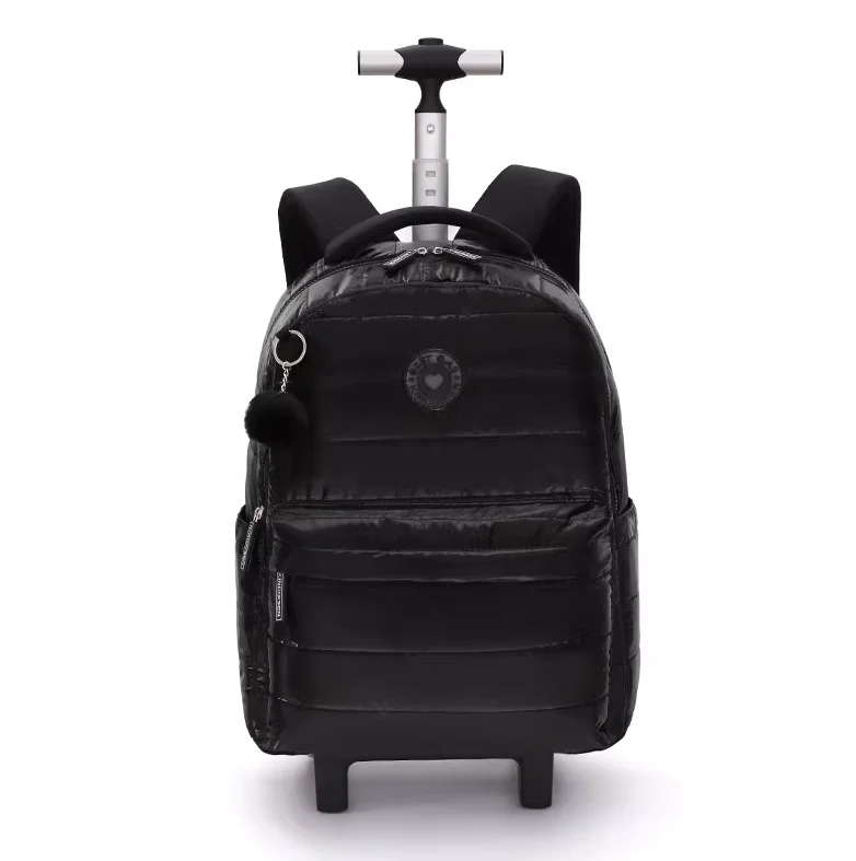 Cartable à Roulette Fille 18 Pouces Set 3 Pièces