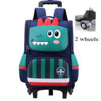 Cartable à Roulette CE2 CM1 CM2 49cm Spacieux